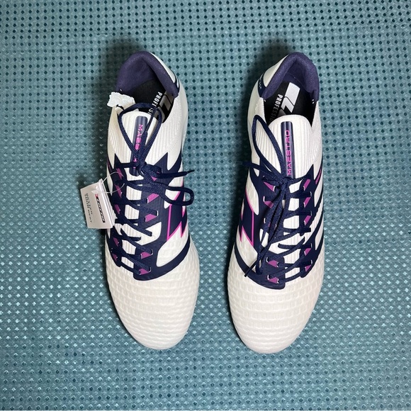 ***NWT*** Lotto Maestro 100 IV Soccer Cleats White & Navy Blue - Picture 8 of 12